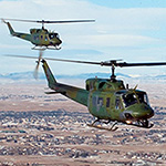 Huey helicopters